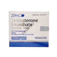 Тестостерон энантат ZPHC (Testosterone Enanthate) 10 ампул по 1мл (1амп 250 мг/1 мл)