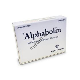 Alphabolin Метенолон энантат Alpha Pharma 5 ампул по 1мл (1амп 100 мг)