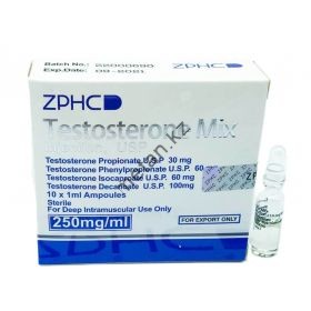 Сустанон ZPHC (Testosterone Mix) 10 ампул по 1мл (1амп 250 мг)