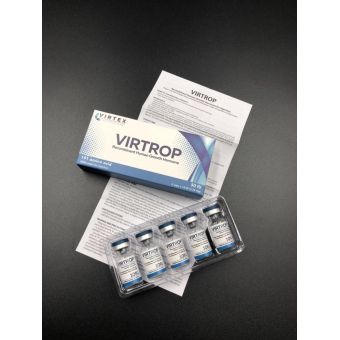 Гормон Роста Virtex Virtrop 10 флаконов по 10 ед (100 ед) - Кокшетау