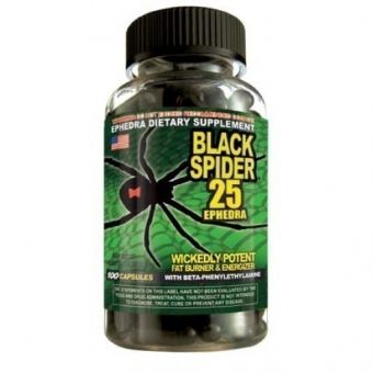 Жиросжигатель Black Spider 25 (100 капсул) - Кокшетау