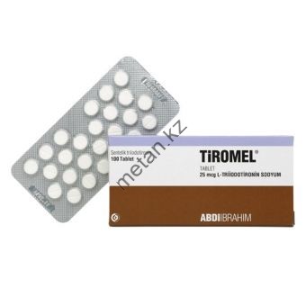 Лиотиронин Tiromel 1 таблетка 25мкг (100 таблеток) - Кокшетау