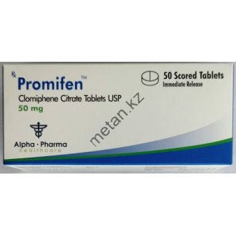 Promifen (Кломид) Alpha Pharma 50 таблеток (1таб 50 мг) - Кокшетау