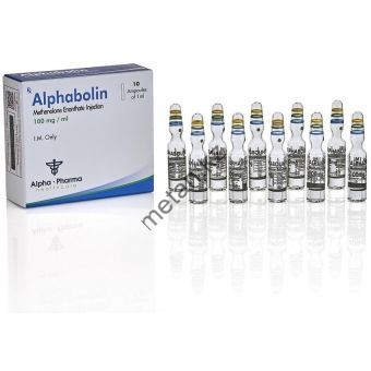 Alphabolin (Метенолон) Alpha Pharma 10 ампул по 1мл (1амп 100 мг) - Кокшетау