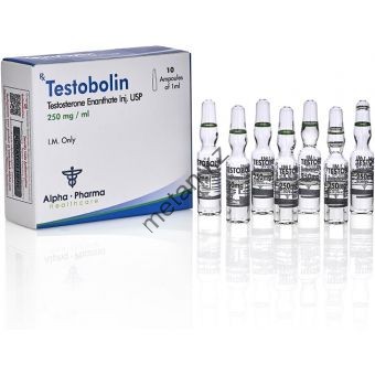 Testobolin (Тестостерон энантат) Alpha Pharma 10 ампул по 1мл (1амп 250 мг) - Кокшетау