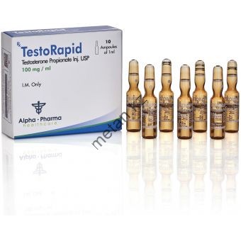 TestoRapid (Тестостерон пропионат) Alpha Pharma 10 ампул по 1мл (1амп 100 мг) - Кокшетау