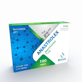 Анастрозол Biolex 100 таблеток (1 таб 1 мг) - Кокшетау