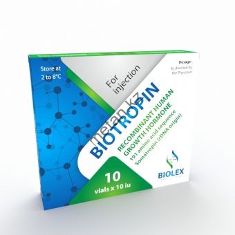 Гормон роста Biolex Biotropin 10 флаконов по 10 ед (100 ед) - Кокшетау