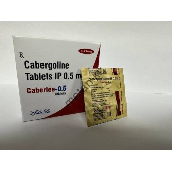 Каберголин Caberlee 4 таблетки (1 таб 0,5мг) - Кокшетау