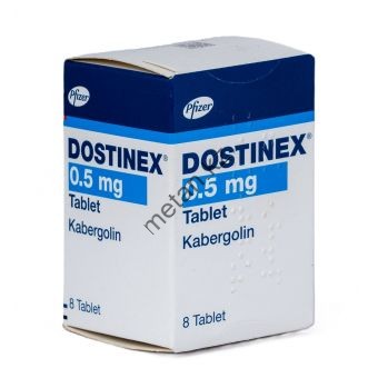 Каберголин Dostinex 8 таблеток (1 таб/0.5 мг)  - Кокшетау